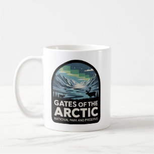 Caneca De Café Insígnia do Parque Nacional Gates of the Arctic