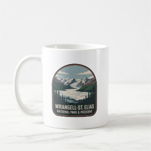 Caneca De Café Insígnia do Parque Nacional Wrangell–St. Elias