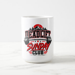 Caneca De Café Insígnia Vintage de Levantamento de Peso do Deadli