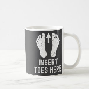 Caneca De Café Insira os Dedos Aqui Humor Adulto Safado Engraçado