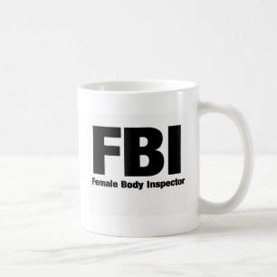 Caneca De Café Inspector do corpo fêmea