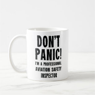 Caneca De Café Inspetor de Segurança da Aviação