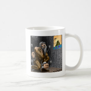 Caneca De Café Inspiração - Cartoon de Motivação Engraçado