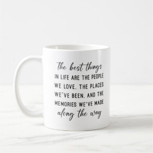 Caneca De Café Inspiração Cita As Melhores Coisas Na Vida