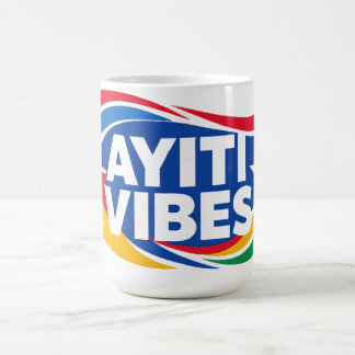 Caneca De Café Inspiração Colorida de Vibrações de Ayiti