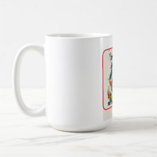 Caneca De Café Inspiração de Abstrato de Arte Personalizável para