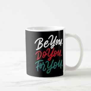 Caneca De Café Inspiração de Cotação Motivacional Seja você quem