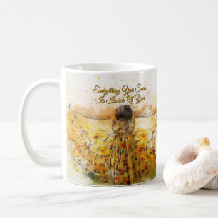 Caneca De Café Inspiração de intensidade interna radiante