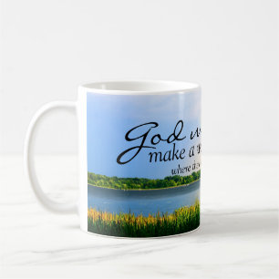 Caneca De Café Inspirado: O deus fará uma maneira…