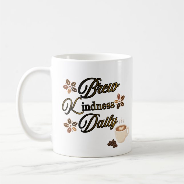 Caneca de Café Inspirador Diário Prepara Bondade (Esquerda)