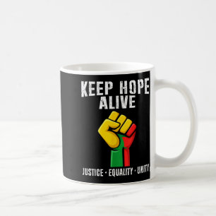 Caneca De Café Inspirador mantenha as esperanças vivas orgulho da