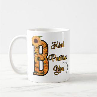 Caneca de café inspiradora, gentil e positiva