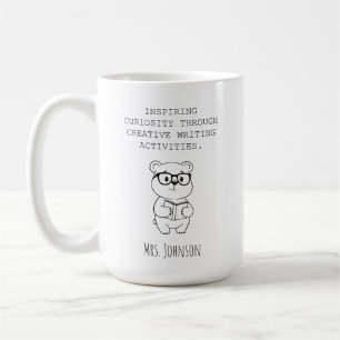 Caneca De Café Inspirando a Curiosidade Através da Escrita Criati
