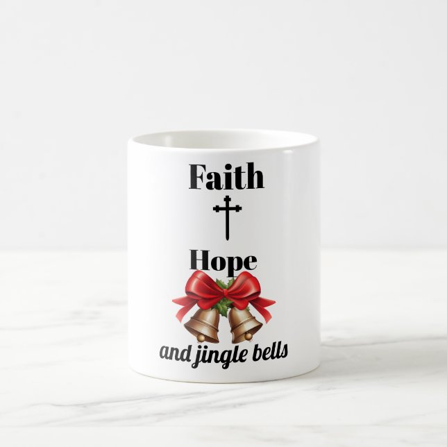 Caneca De Café Inspirational Cross & Bells Mug (Centro)