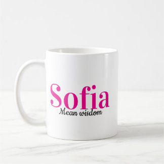 Caneca De Café Inspirational Gift Personalized Name & Meaning Mug