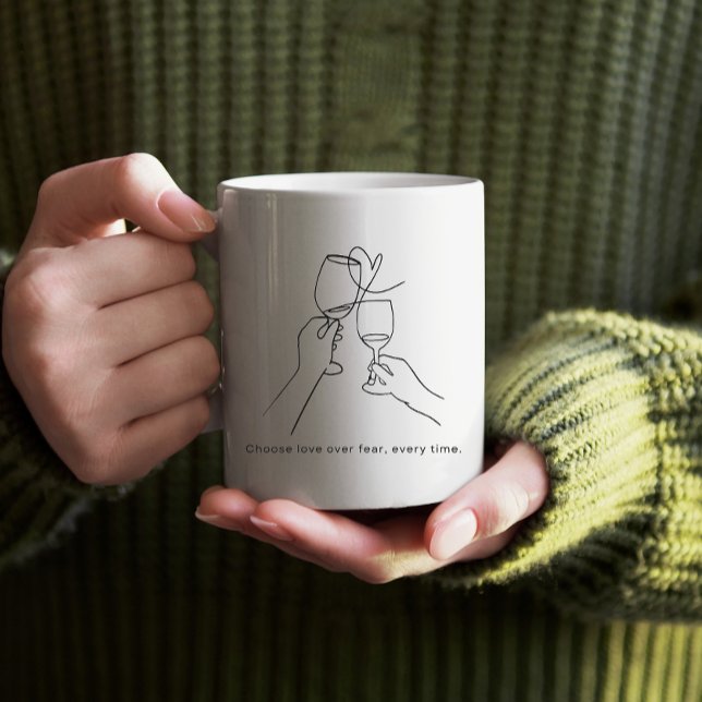 Caneca De Café Inspirational Positive Mindset Quote (Criador carregado)