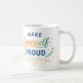 Caneca De Café Inspirational Positive Quote Design