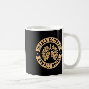 Caneca De Café Inspire Coragem Expire Dúvida Camiseta de Ioga Ins