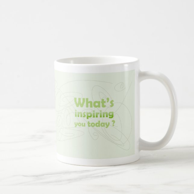 Caneca De Café Inspire - o escape de veludo (Direita)