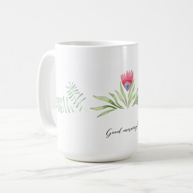 Caneca De Café Inspiring Calm Morning Mug  (Frente Esquerda)