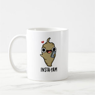 Caneca De Café Insta-yam Funny Social Media Veggie Pun