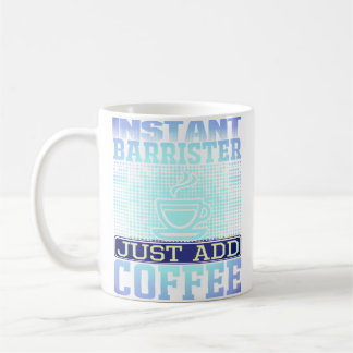 Caneca De Café Instantâneo Barrister, apenas adicione café