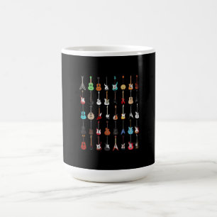 Caneca De Café Instrumento Musical de Violão Rock and Roll