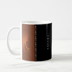 Caneca De Café Instrumento Musical Violino