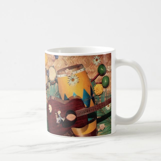 Caneca De Café Instrumentos musicais latinos (Direita)