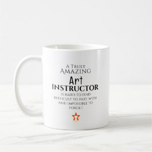 Caneca De Café Instrutor de Arte Incrível Difícil de Encontrar Pe