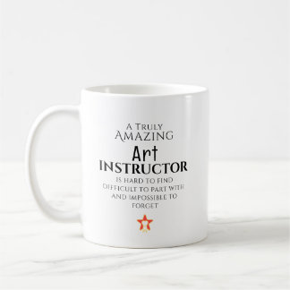 Caneca De Café Instrutor de Arte Incrível Difícil de Encontrar Pe