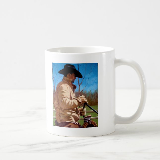 Caneca De Café INSTRUTOR de CAVALO no Pastel (Direita)