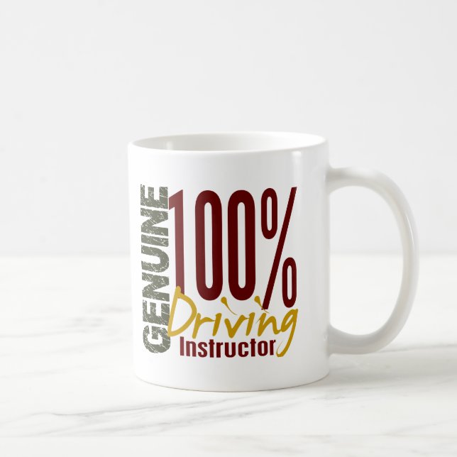 Caneca De Café Instrutor de condução genuíno (Direita)