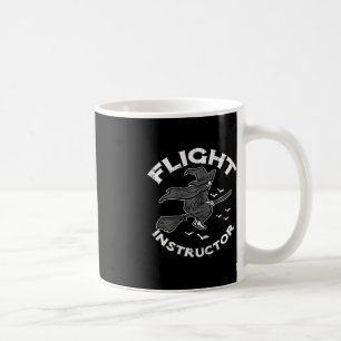 Caneca De Café Instrutor de voo do Halloween Witny Funny Costume