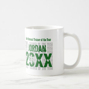 Caneca De Café Instrutor do ano QUALQUER ANO no VERDE