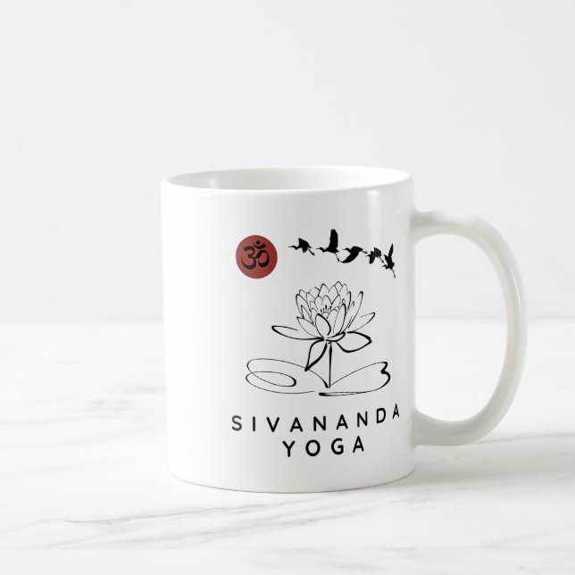 Caneca De Café Instrutor Sivananda Yoga _ Sivananda Yoga Beginne (Direita)