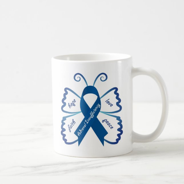 Caneca De Café Insuficiência ad-renal: Nós precisamos seu apoio (Direita)