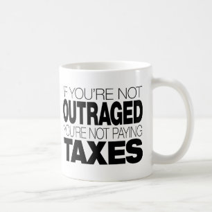 Caneca De Café Insultado em impostos