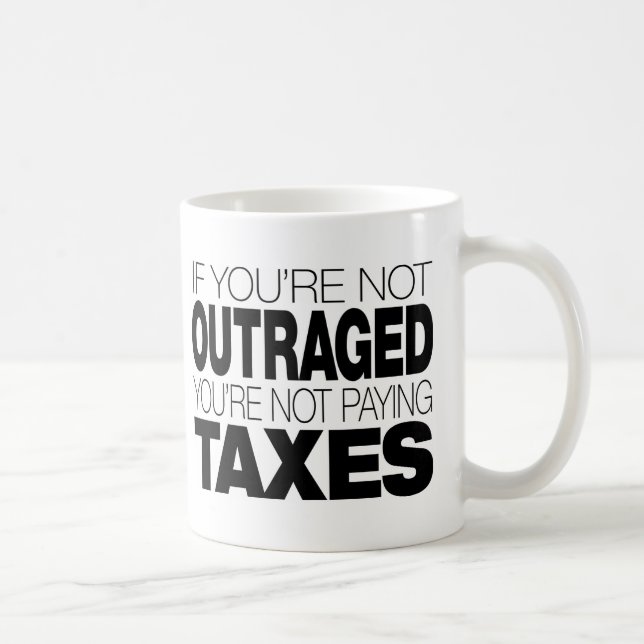 Caneca De Café Insultado em impostos (Direita)