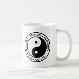 Caneca De Café Integridade Taekwondo da honra do respeito