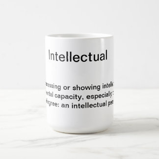 Caneca de café intelectual