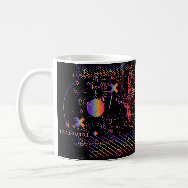 Caneca De Café Inteligência artificial e conceito de realidade vi (Esquerda)