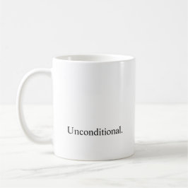 Caneca De Café Intenção "incondicional "