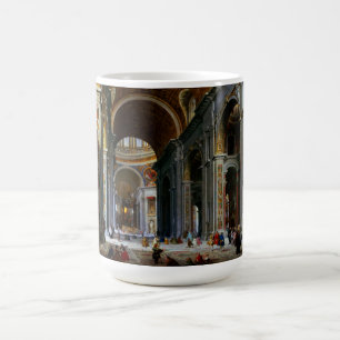 Caneca De Café Interior da Rua, Basilica de Peter, Roma