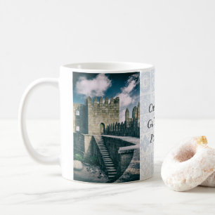 Caneca De Café Interior do Castelo de Guimaraes. Guimarães, Portu