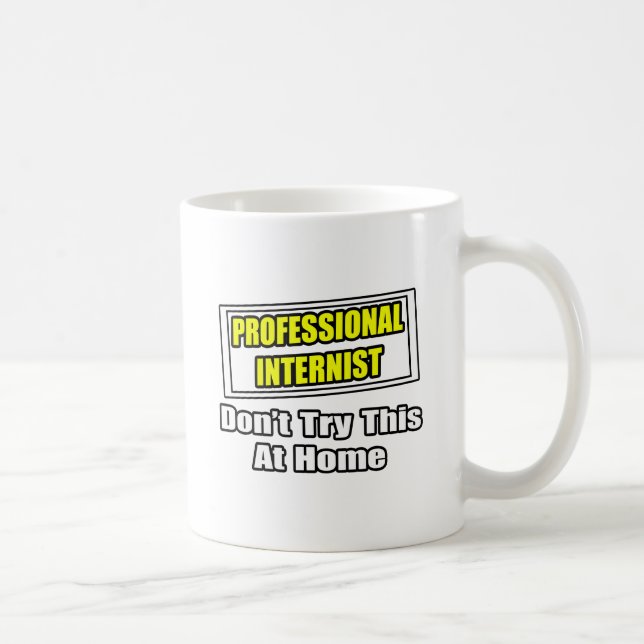 Caneca De Café Internista profissional...Piada (Direita)