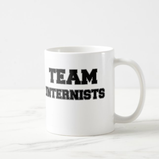 Caneca De Café Internists da equipe (Direita)