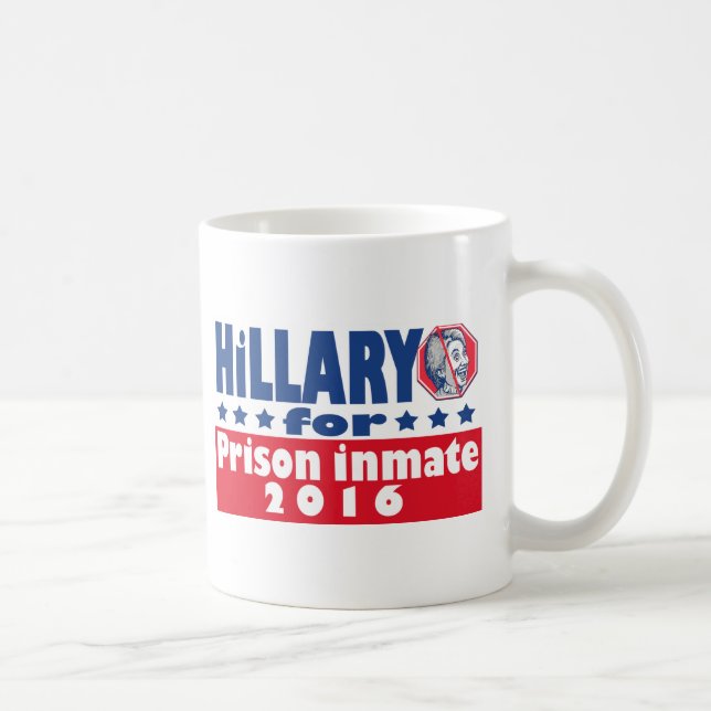 Caneca De Café Interno 2016 da prisão de Hillary Clinton (Direita)