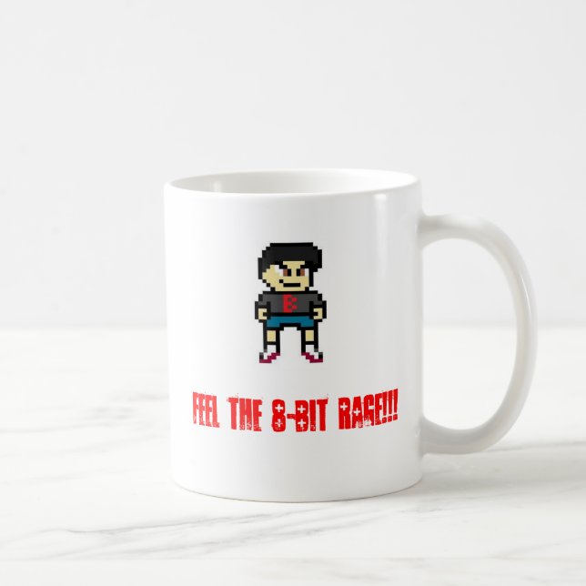 Caneca De Café Intimidação de 8 bits (Direita)