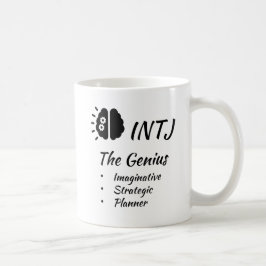 Caneca De Café INTJ MBTI Myers-Briggs Tipo Personalidade do Indic